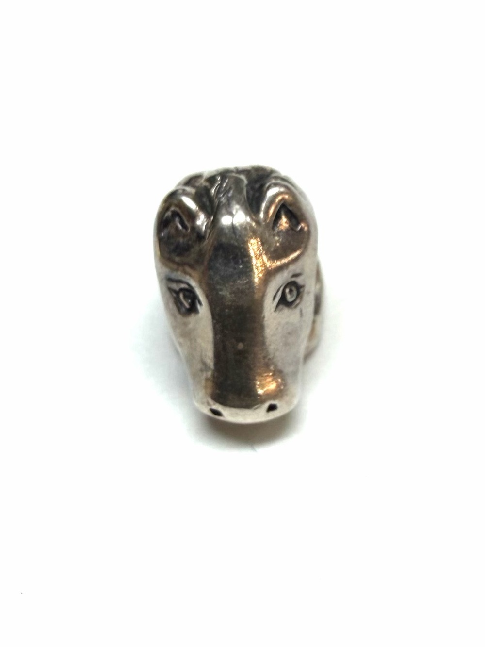 Pandora Silver Hippo Charm Bead